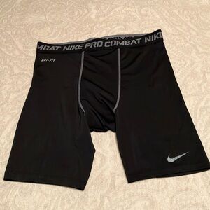 Black Nike Dri-fit compression shorts